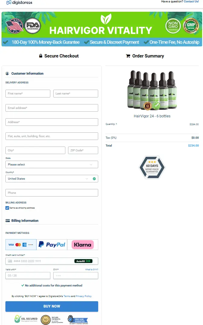 hairvigor-vitality-order-page